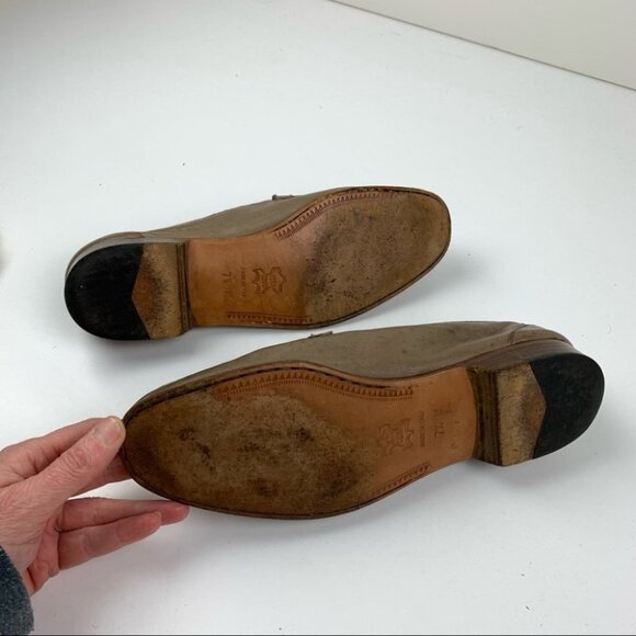 Bruno Magli Taupe Loafers size 7 ½ - Picture 10 of 10